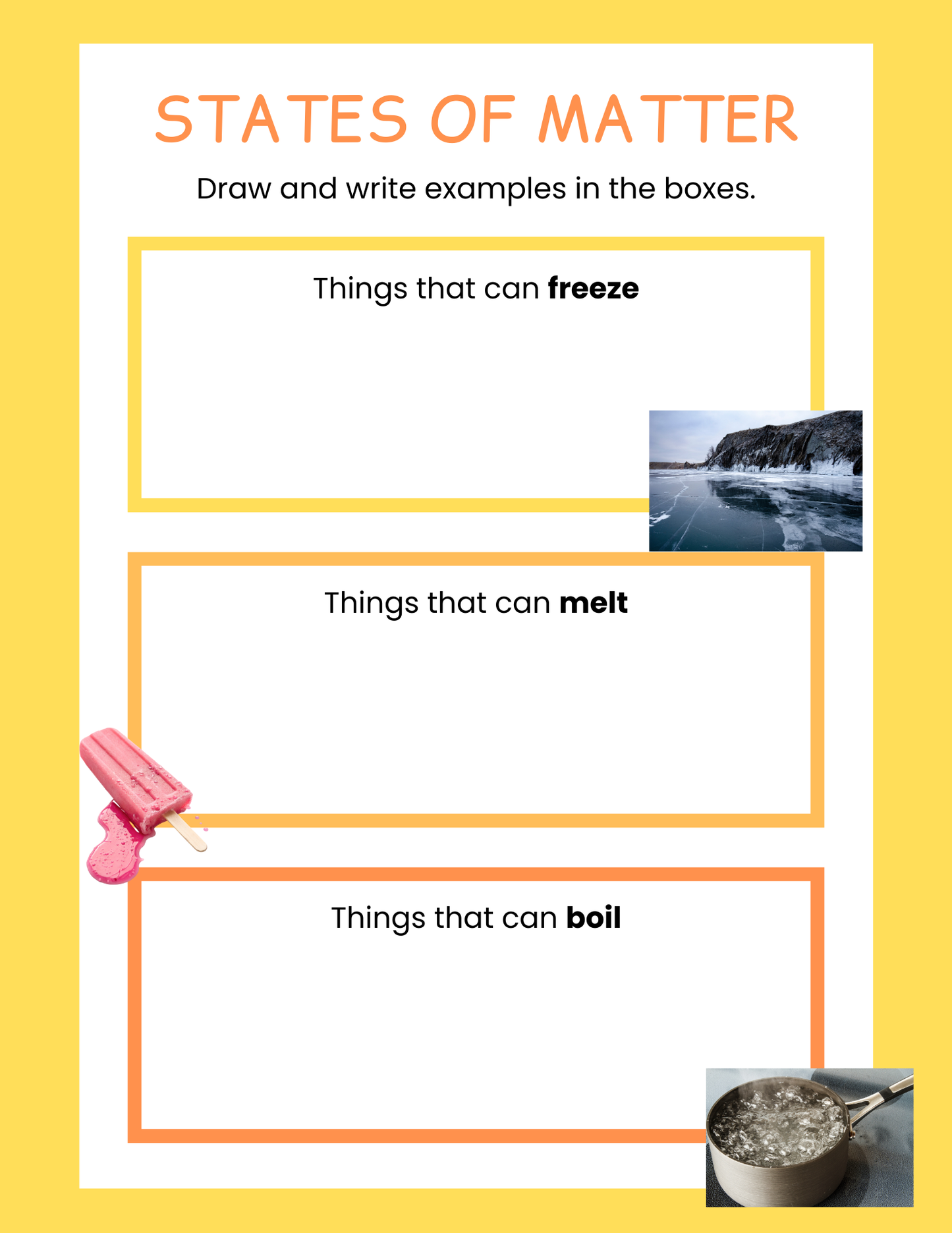 States of Matter Workbook