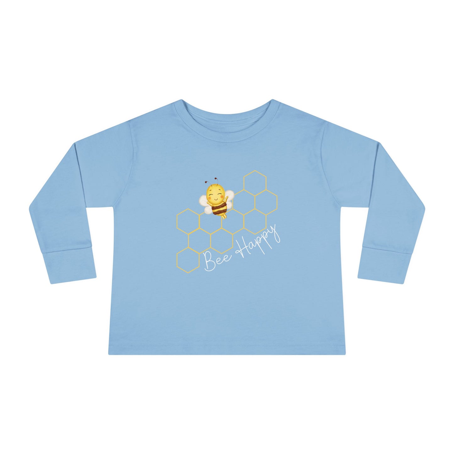 Bee Happy Toddler Long Sleeve Tee