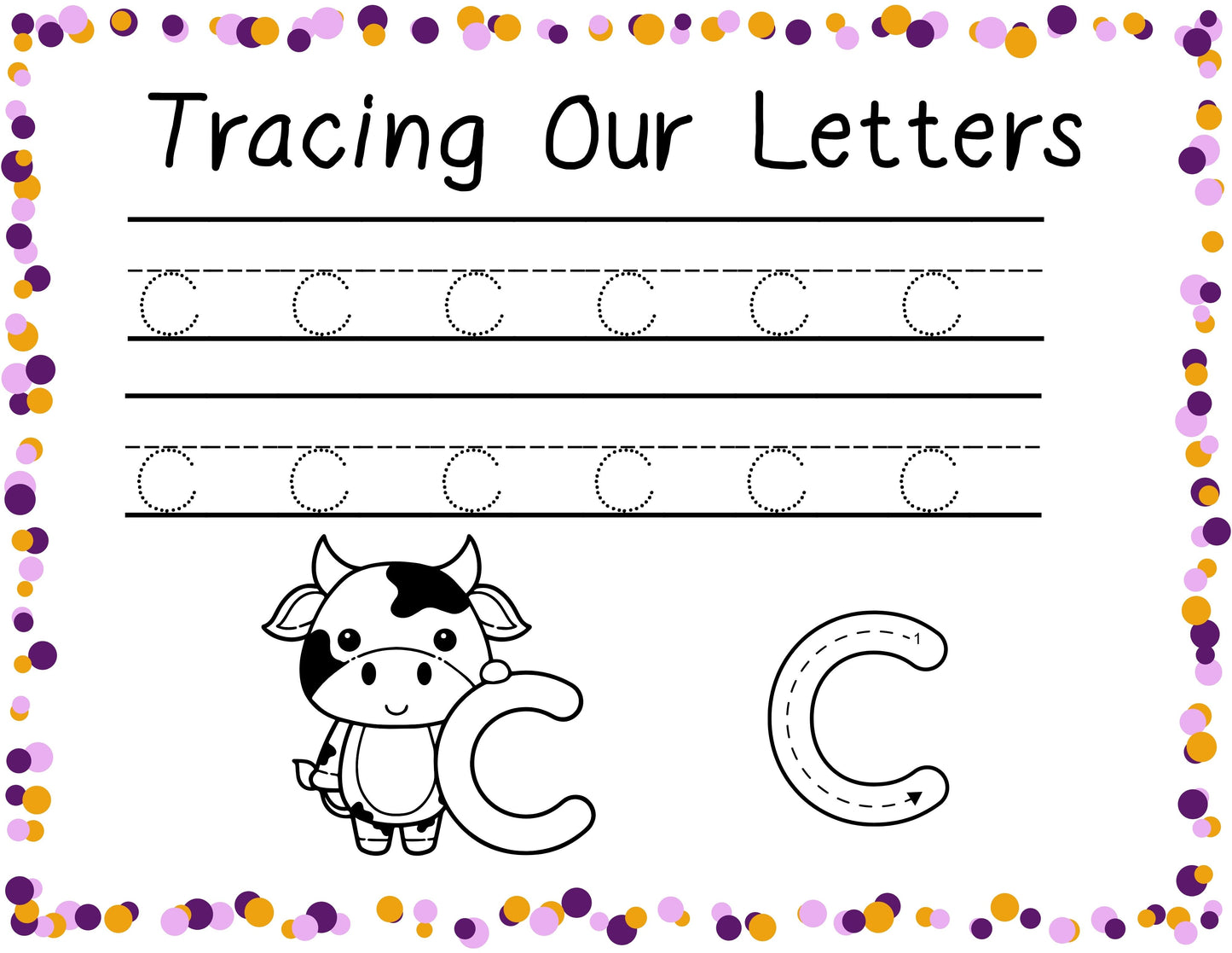 Alphabet Letter Tracing Bundle | Uppercase and Lowercase A-Z Handwriting Practice