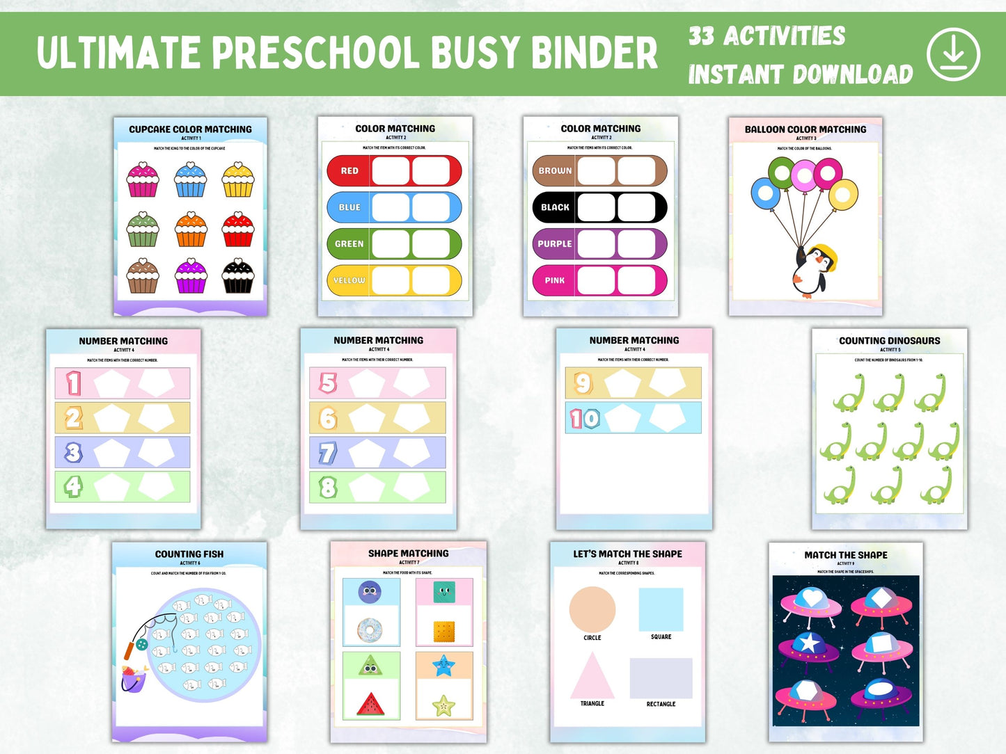 ULTIMATE Pre-K Busy Binder