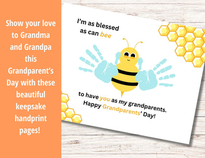 Grandparents Day Handprint Craft