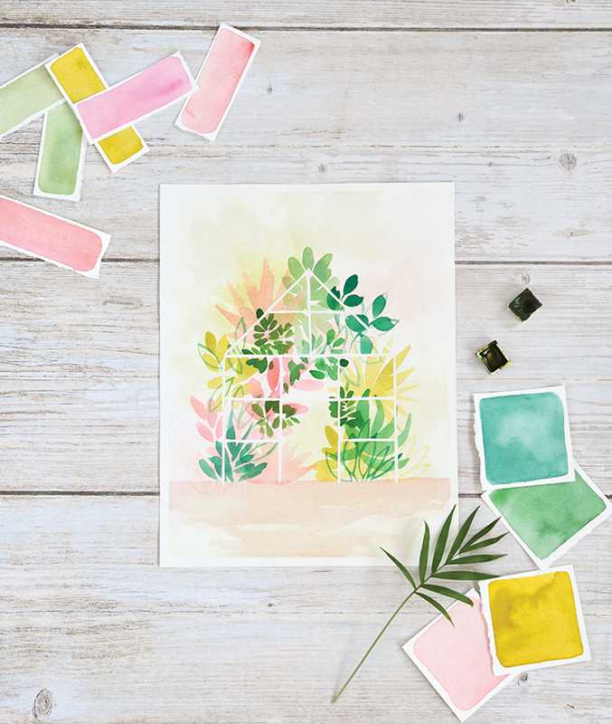 Learn to Watercolor by Sarah Van Der Linden: Paperback; 80 pages / English