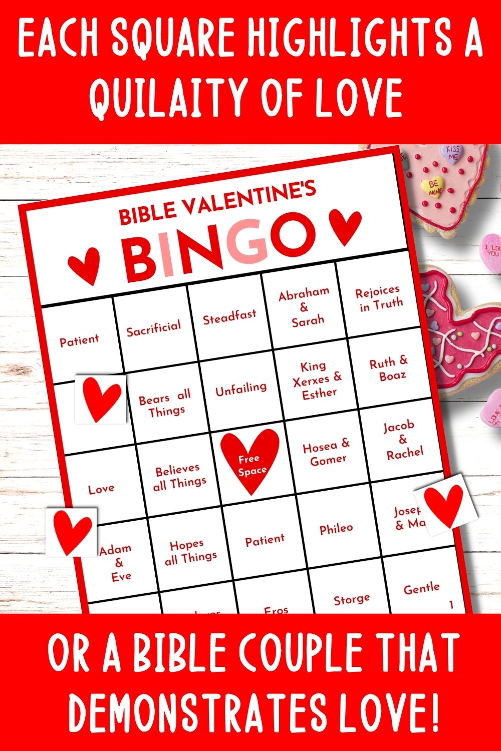 Bible Valentine's Bingo