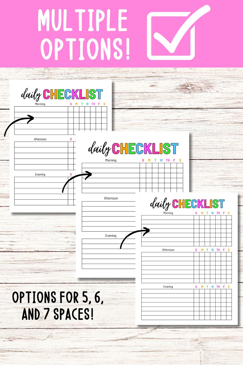 Daily Routine and Checklist Bundle