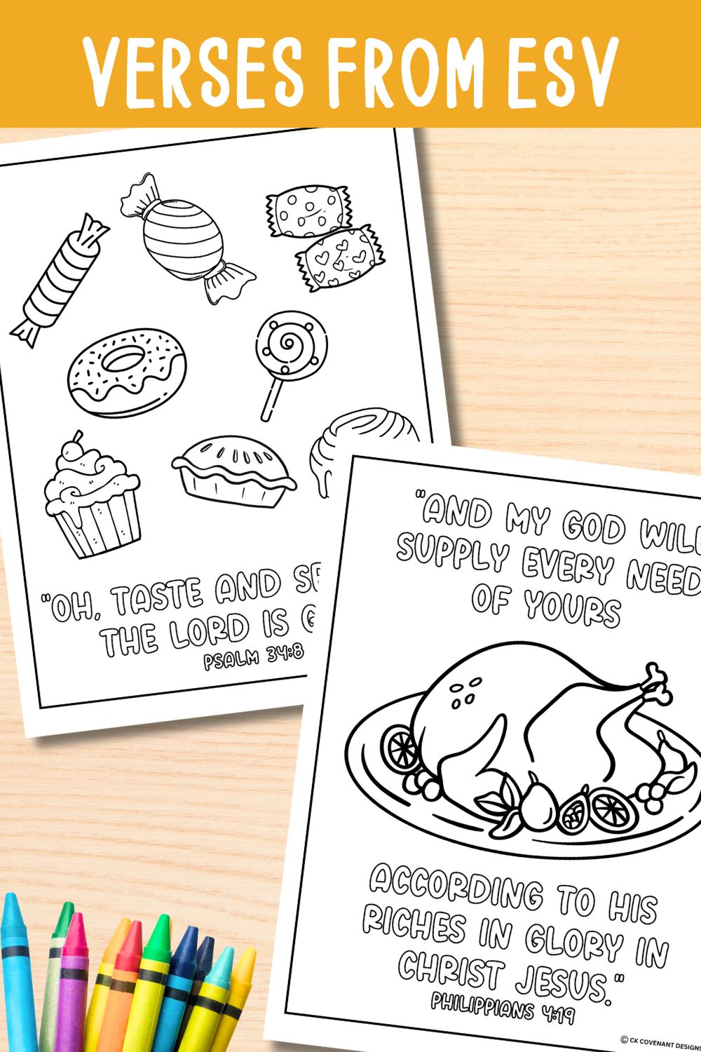 Thanksgiving Bible Verse Coloring Pages