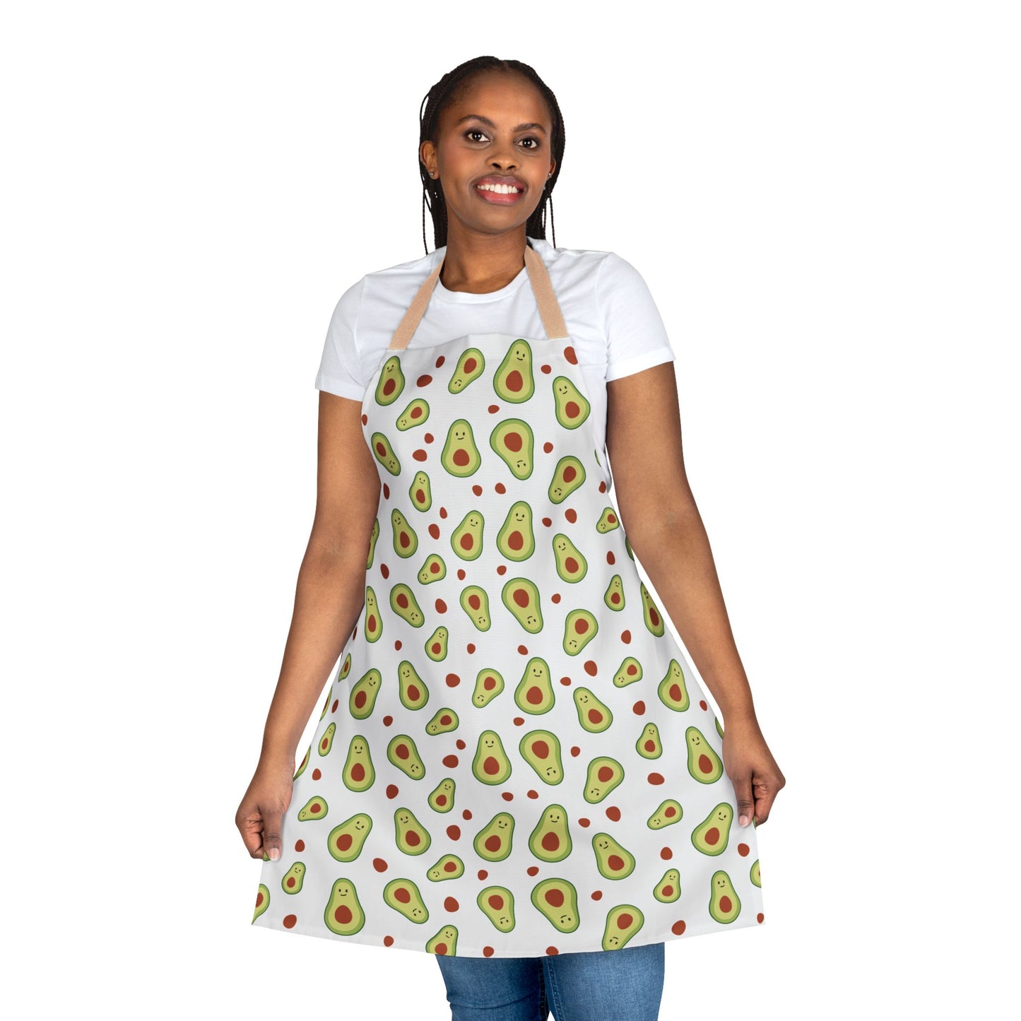 Avocado Apron, 5-Color Straps (AOP)