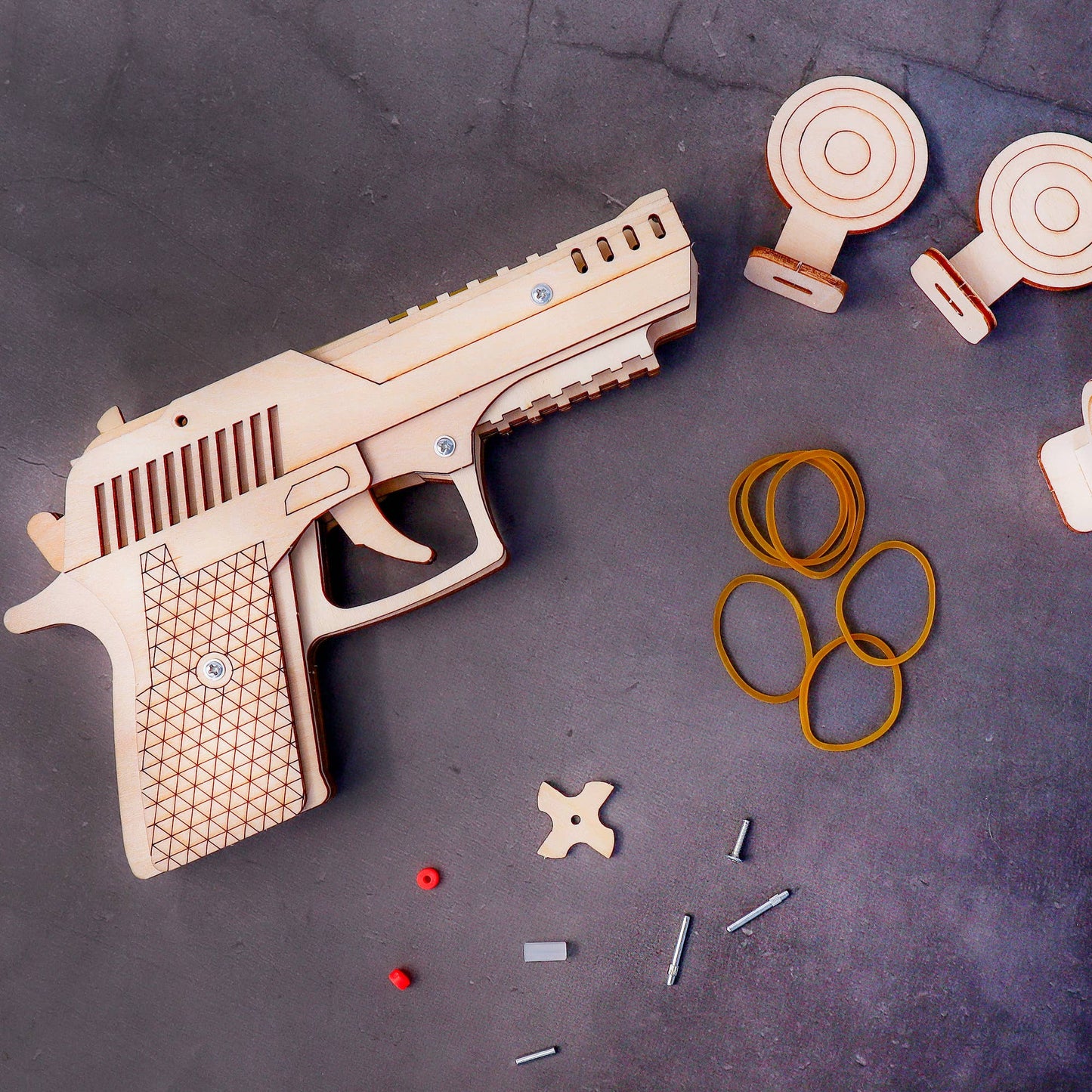 Rubber Band Launcher DIY Kit, Fun Craft and STEM Toy