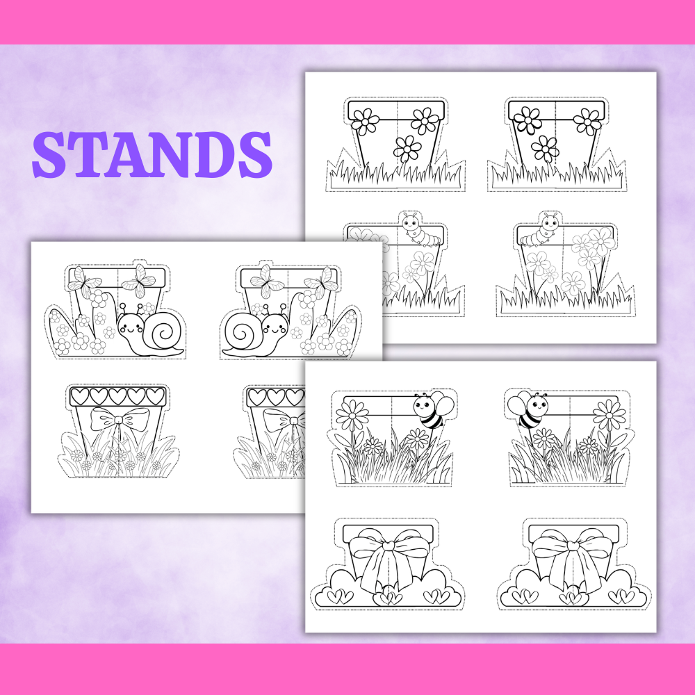 Standing Mother's Day Cards Printable Craft