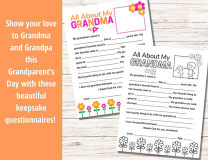 Grandparent's Day Questionnaire