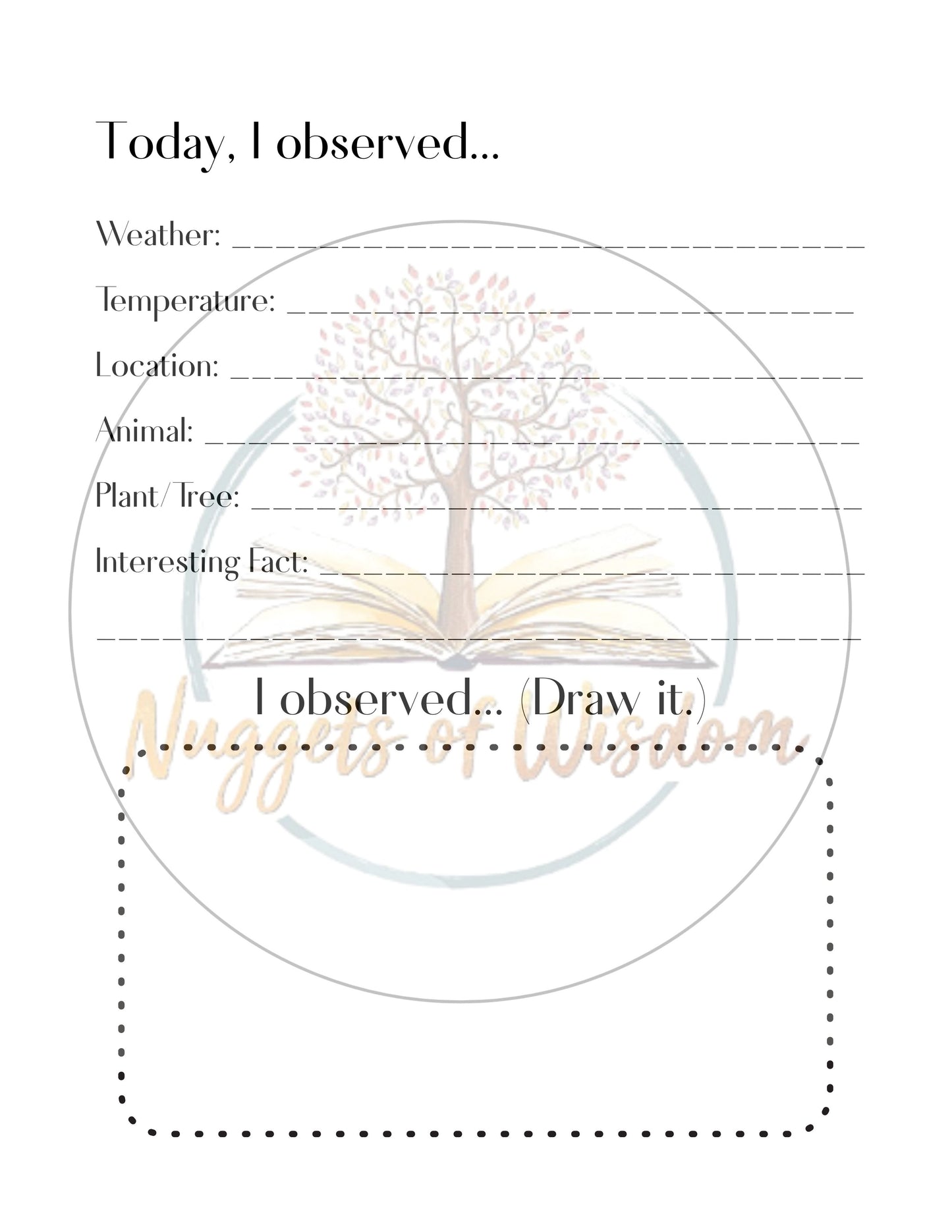 Black & White Science Notebook for Kids | 180 Pages | Grades 2–6 | Observation Journal with Drawing, Writing & Dot Grid Pages