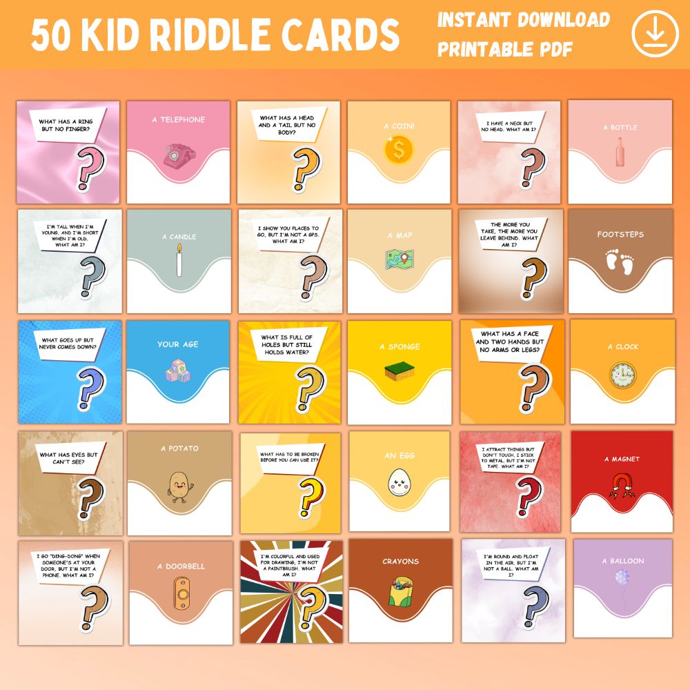 50 Riddles for Kids!