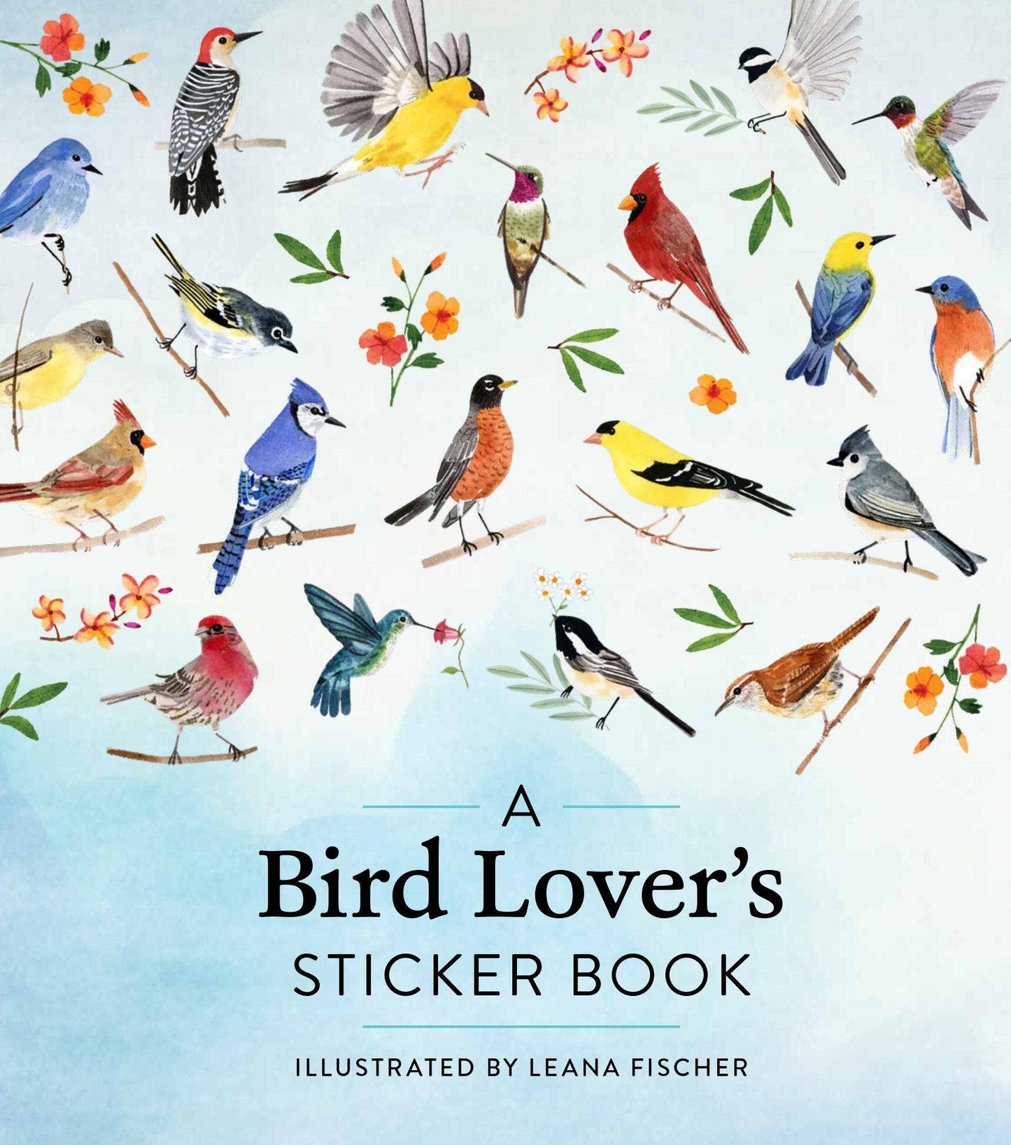 A Bird Lover's Sticker Book: Hardcover