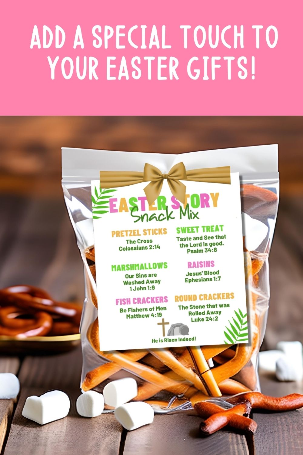 Easter Story Snack Mix Tags – Nuggets of Wisdom