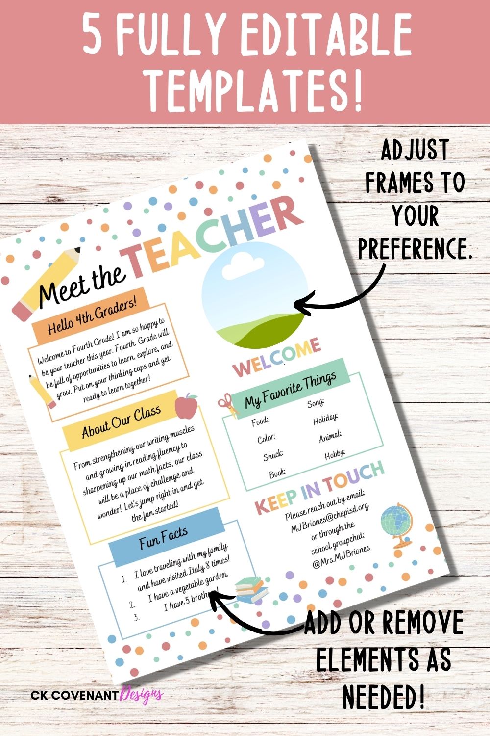 Meet the Teacher Template Bundle