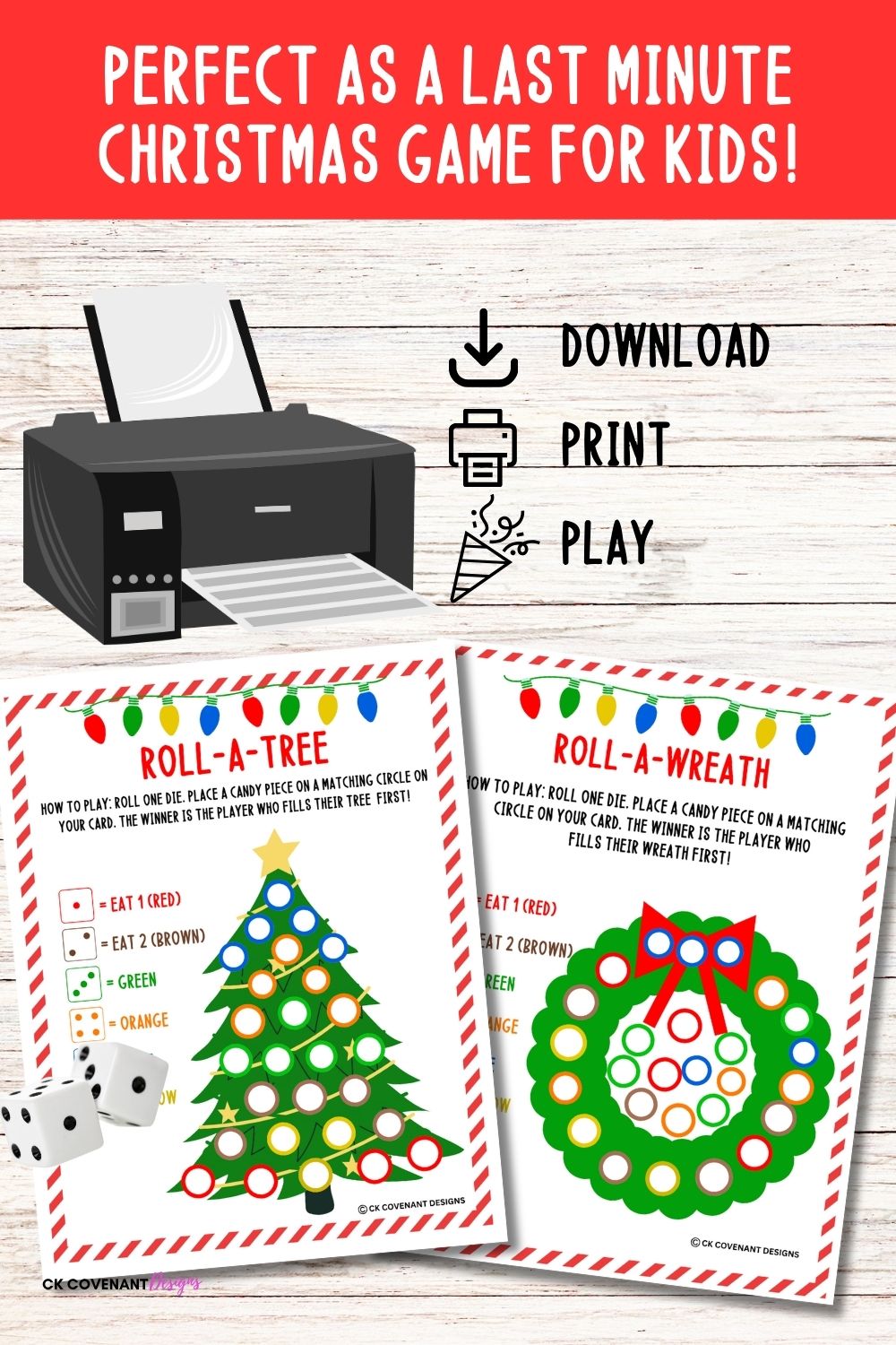 Roll-A-Tree Dice Game