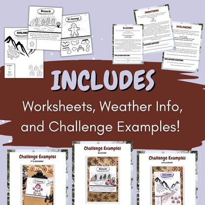 Winter Weather Engineering Activities - STEM and STEAM Projects for Kids