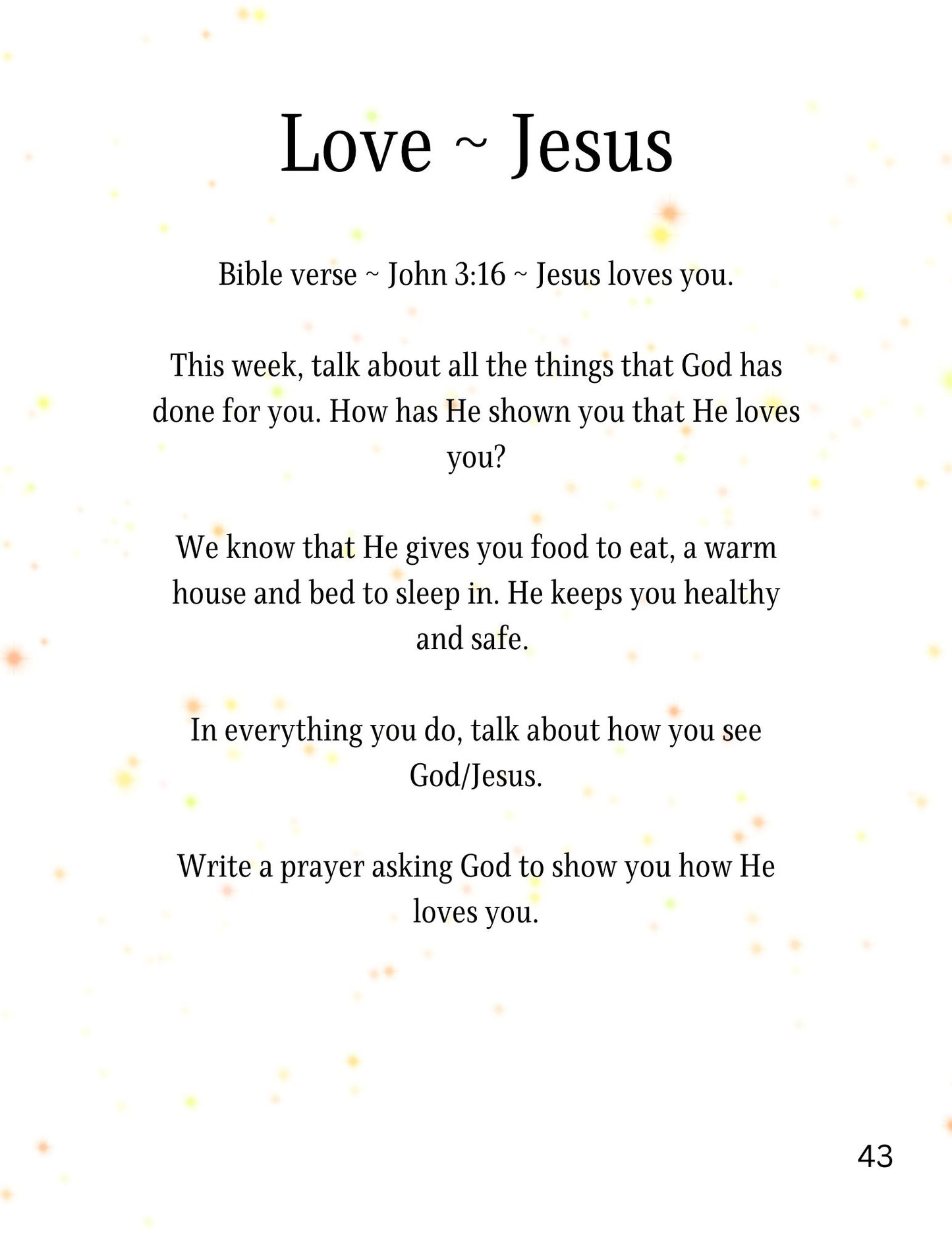 PRINT COPY: Living Lights Curriculum: Quarter 4: To The Stars and Beyond!