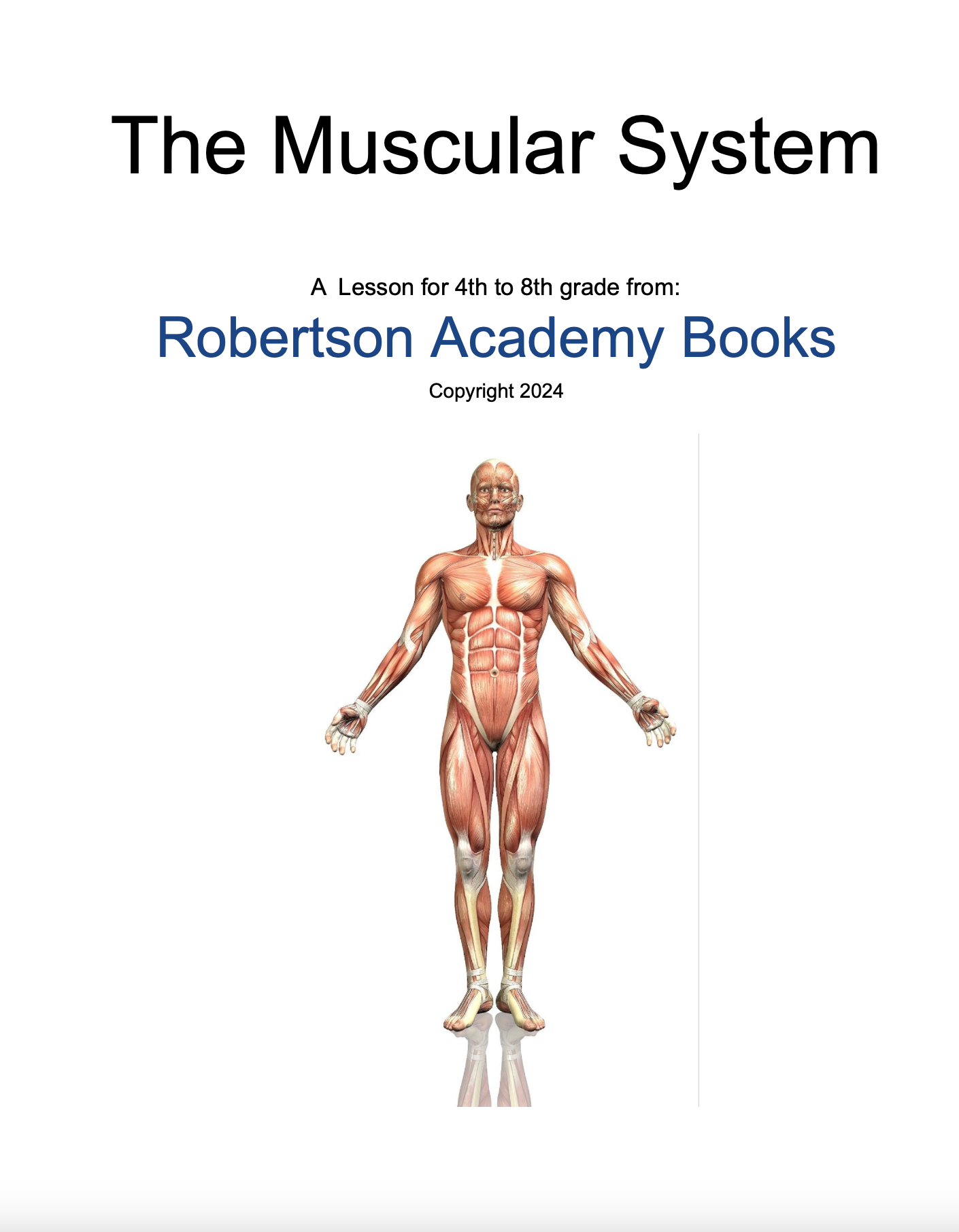 The Muscular System Lesson