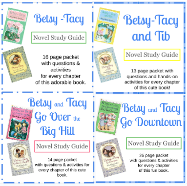 Betsy-Tacy Series First 4 Books Study Guides