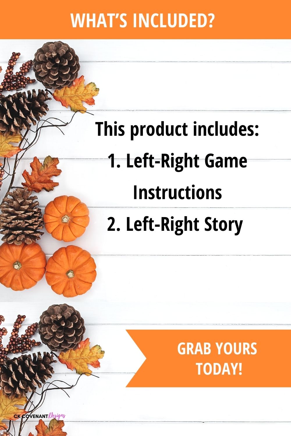Thanksgiving Left-Right Game