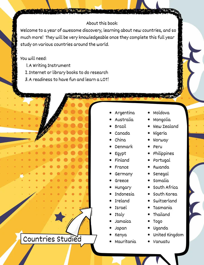 Complete Geography Adventure Bundle: Countries, States & Research