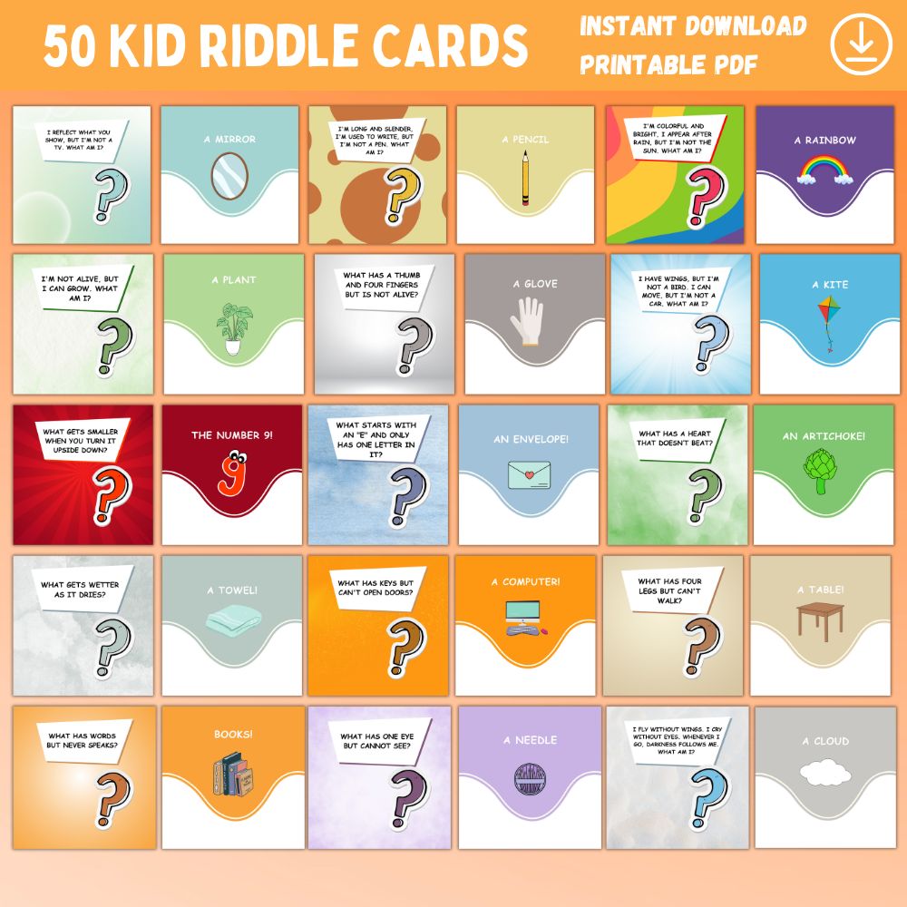 50 Riddles for Kids!