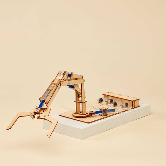Hydraulic Robotic Arm DIY Kit, Educational STEM Toy for Kids