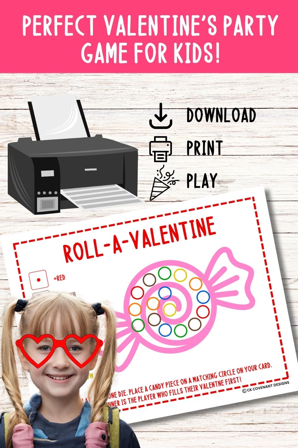 Roll-A-Valentine Game Set