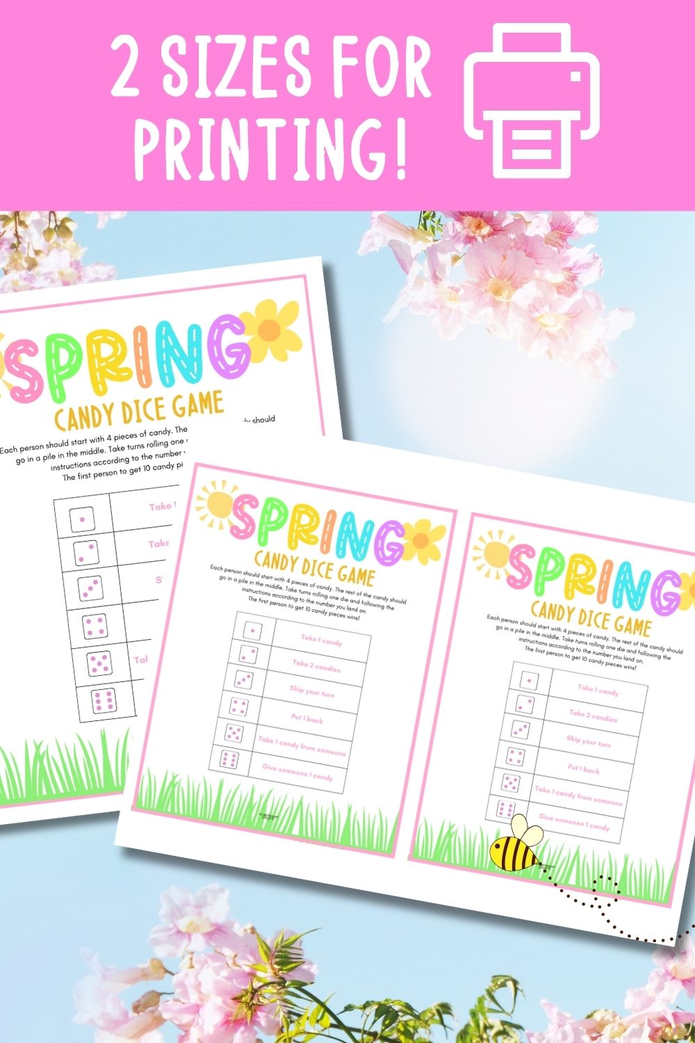 Spring Fun Printable 10 Game Bundle