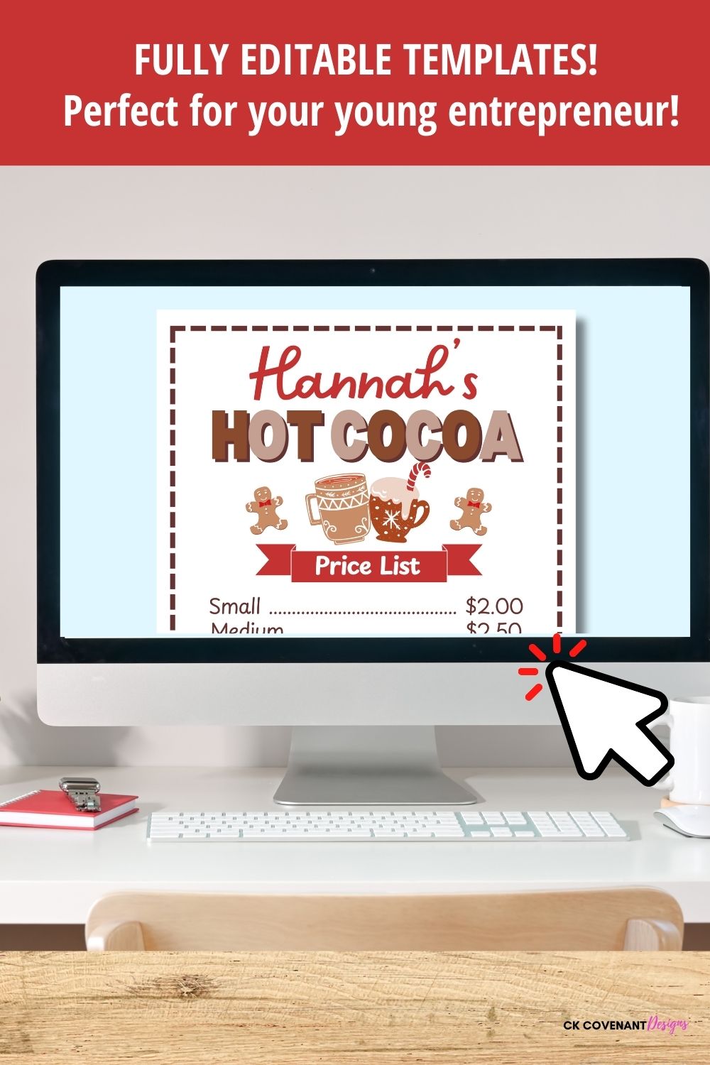 Hot Chocolate Sale Flyer and Price List - Fully Customizable Canva Templates