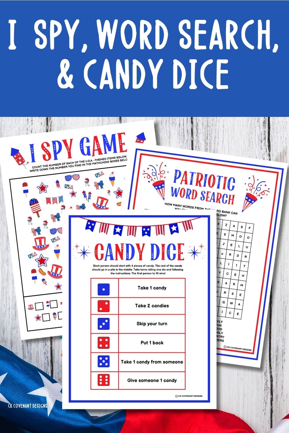 4th of July Patriotic Activity Bundle