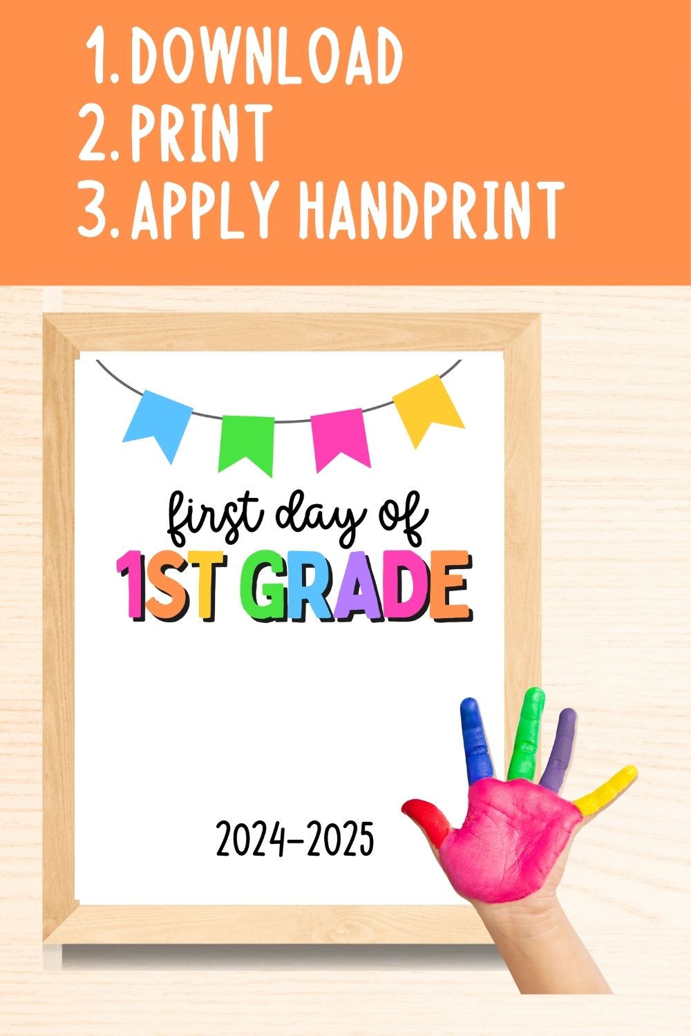 First Day of First Grade Sign Bundle