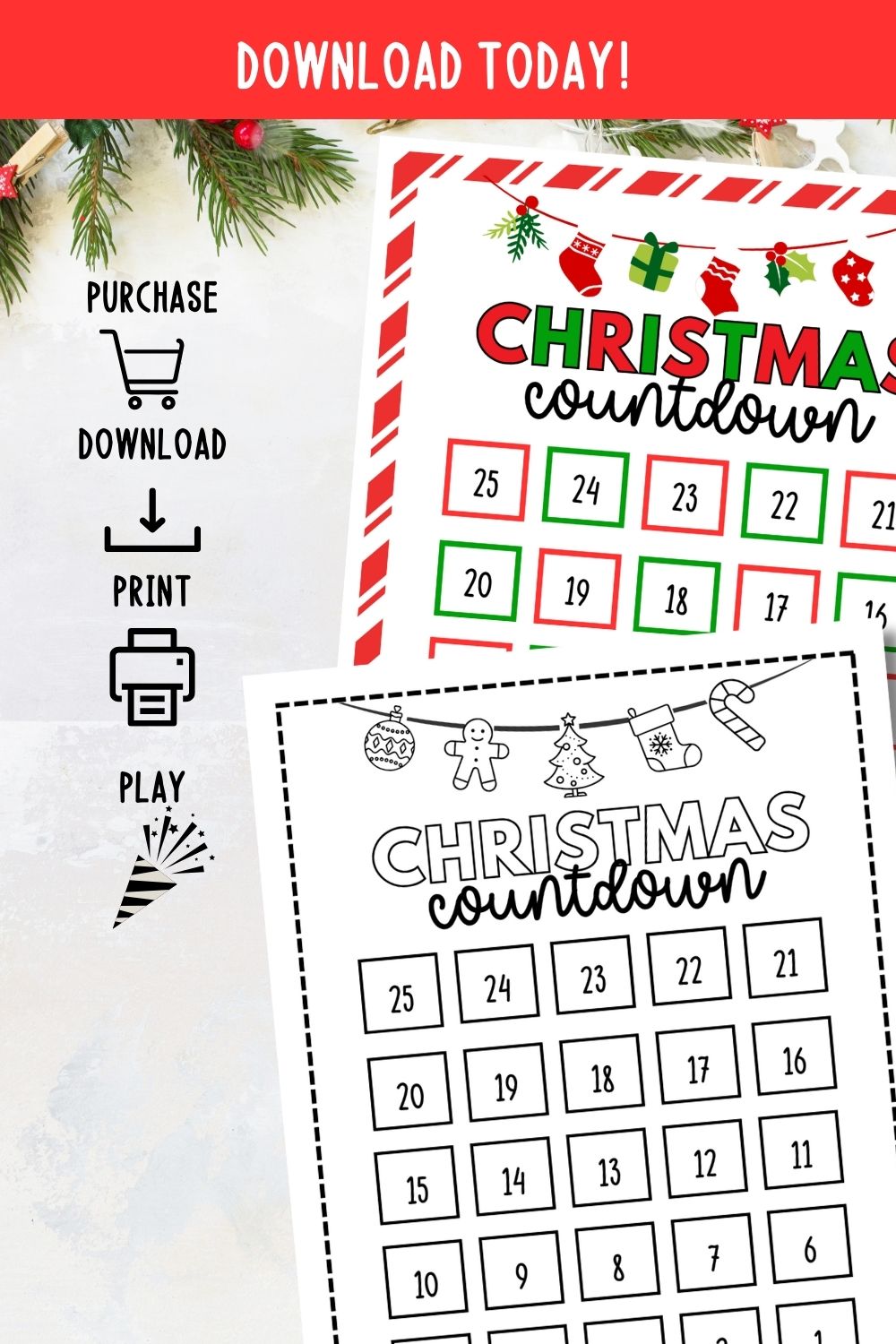 Christmas Countdown Calendar