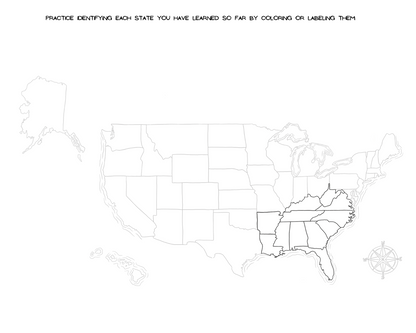 Our 50 States Full Unit Study: SOUTHEAST