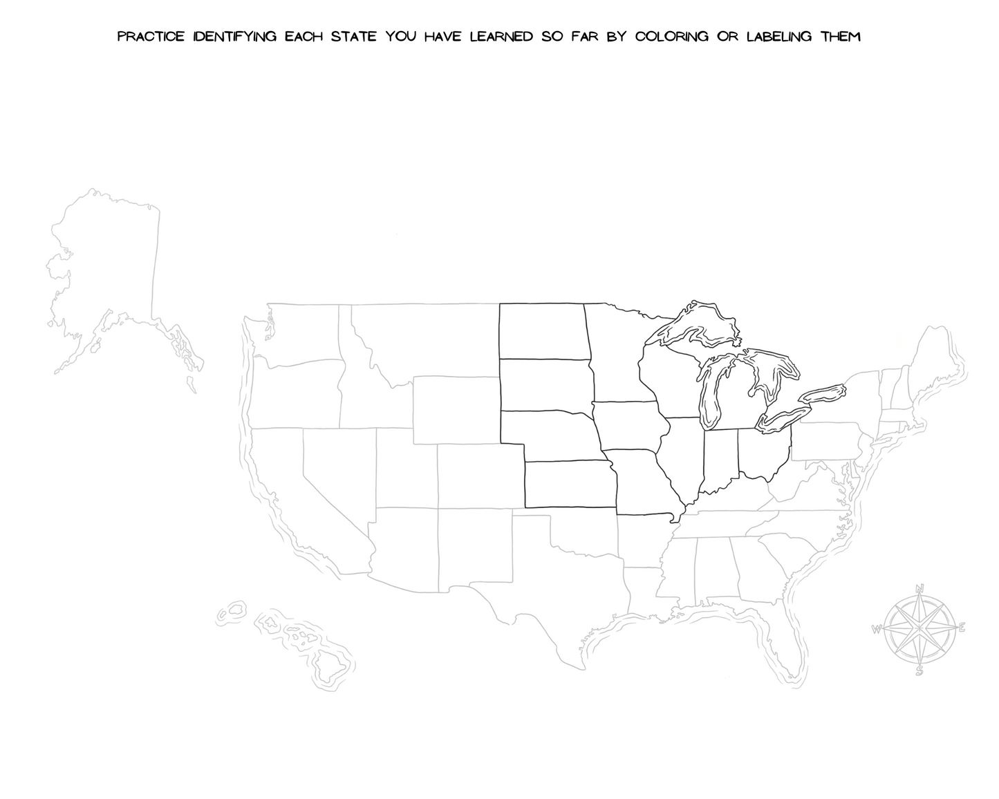 Our 50 States Full Unit Study: MIDWEST