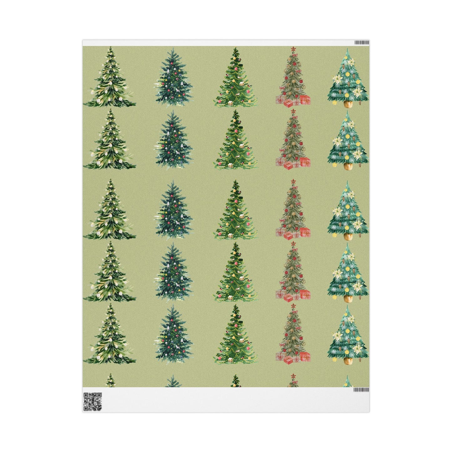 Christmas Trees Wrapping Paper