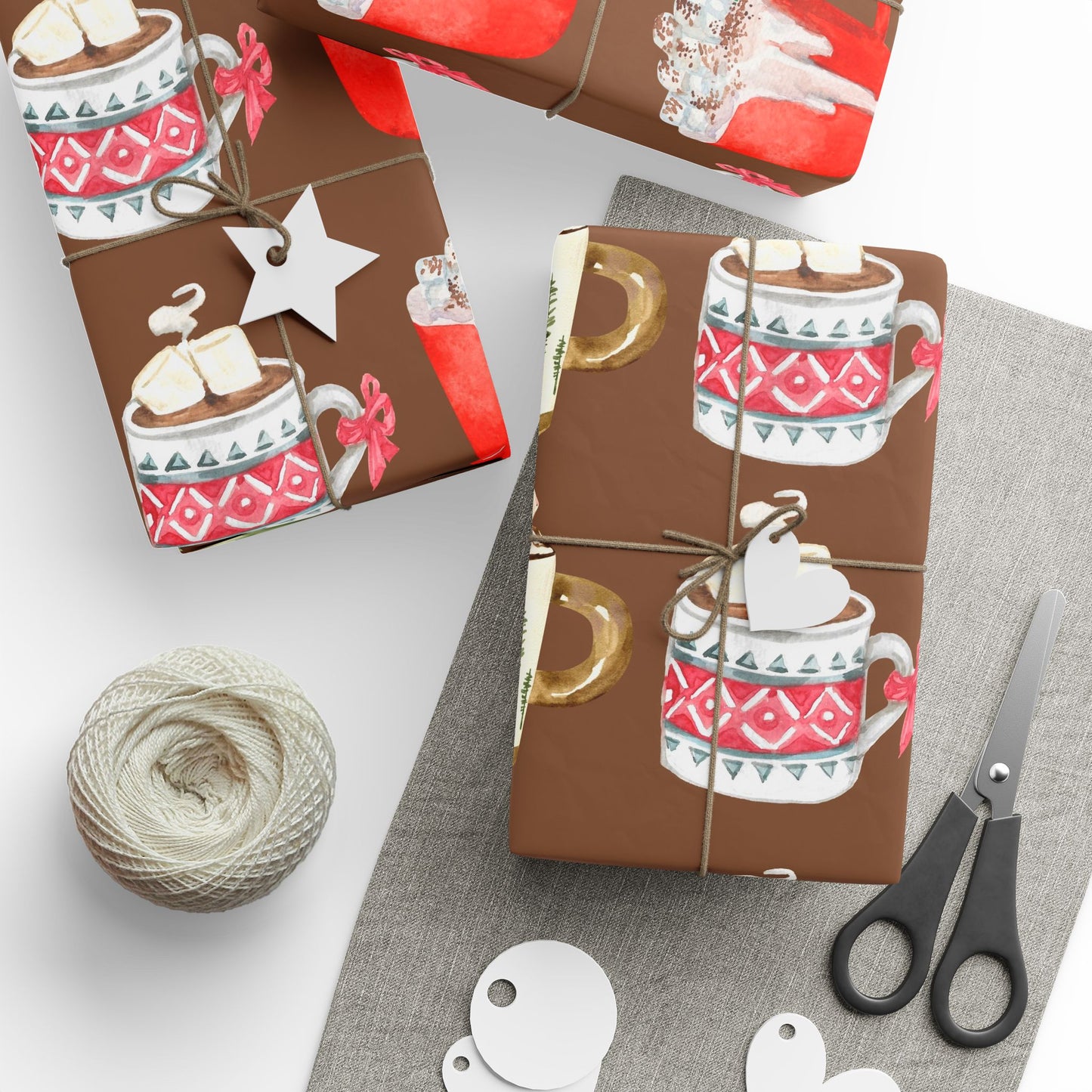 Chocolate Cocoa Wrapping Paper