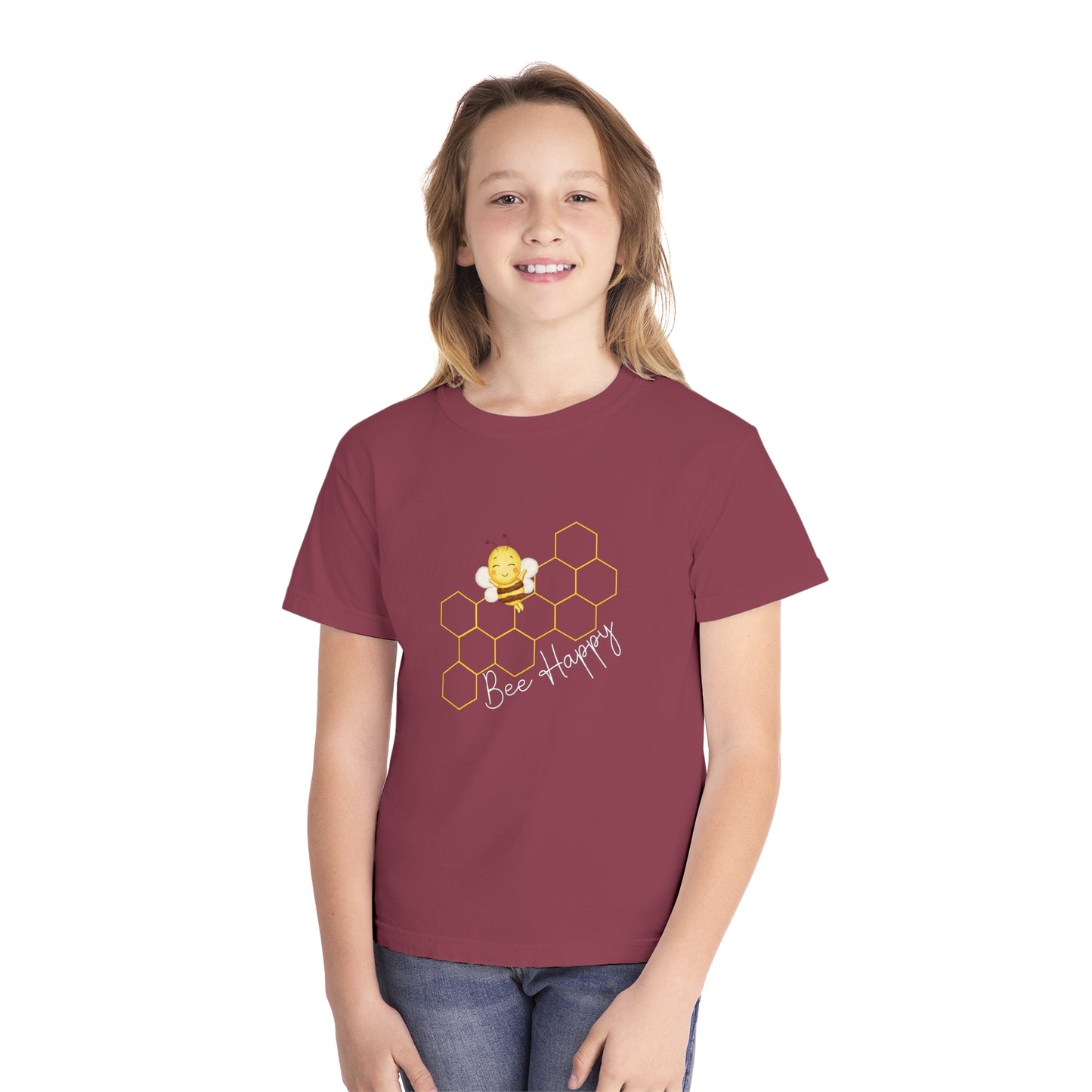 Bee Happy Youth Midweight Tee