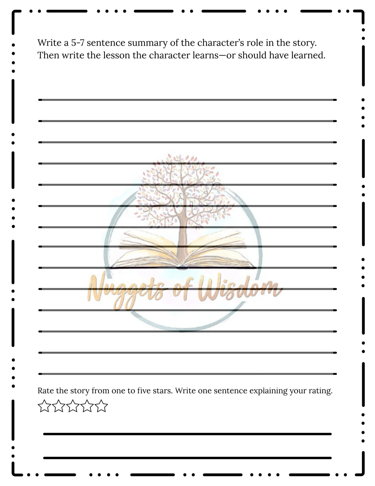 Fairy Tale Character Profile Project | Character Traits, Text Evidence & Summary