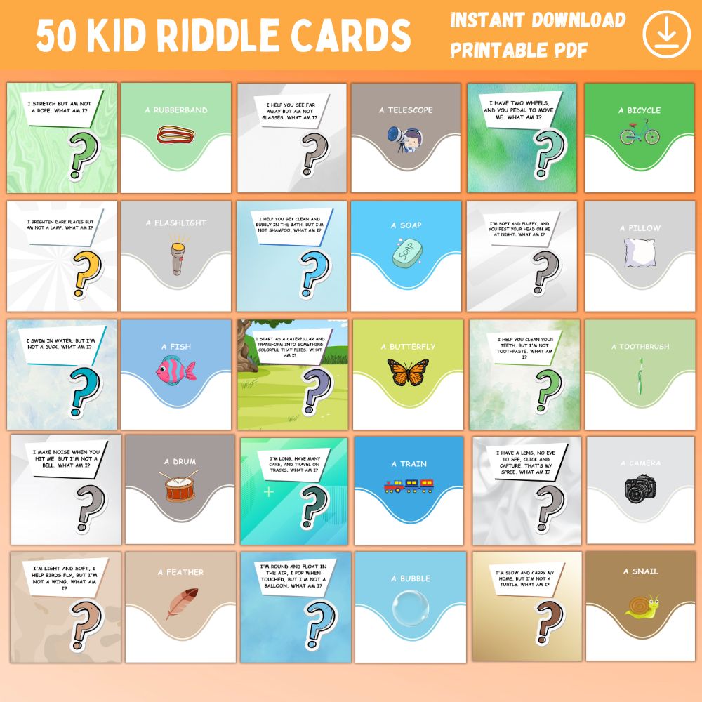 50 Riddles for Kids!