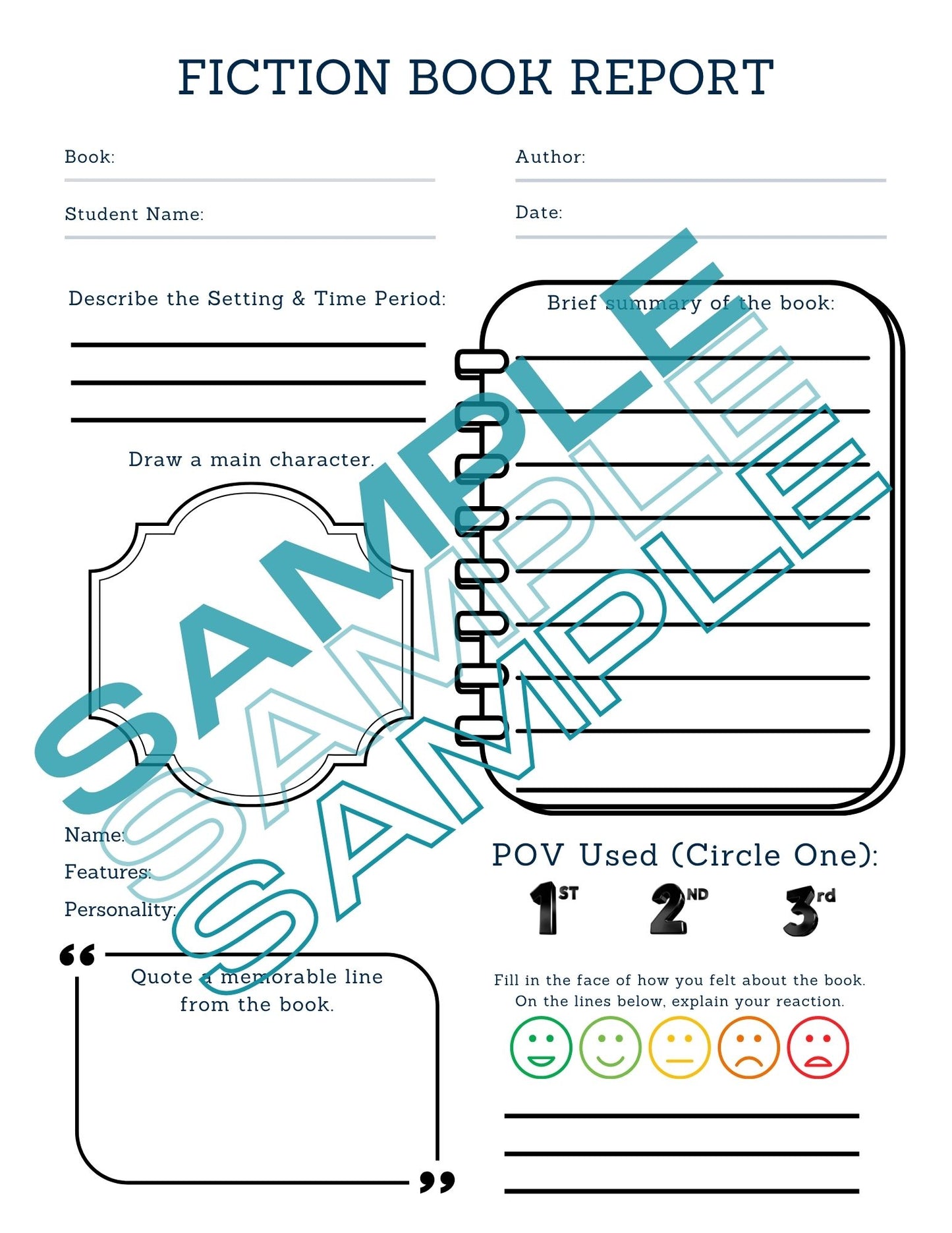 Point of View/Book Report Bundle