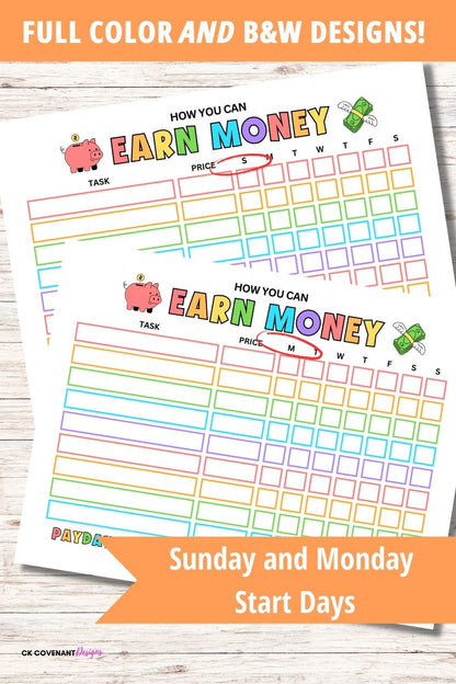 Earnings Tracker for Kids