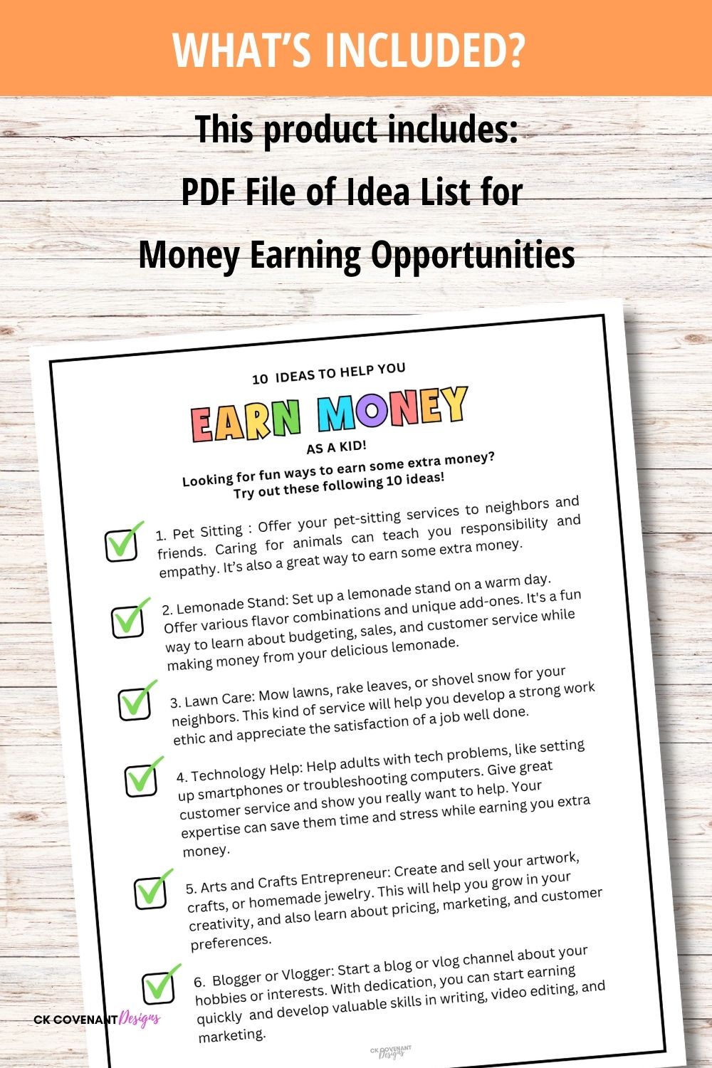 10 Ideas to Help You Earn Money as a Kid