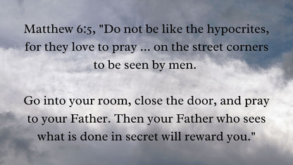 Prayer in Storms