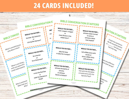 Bible Conversation Starters for Kids