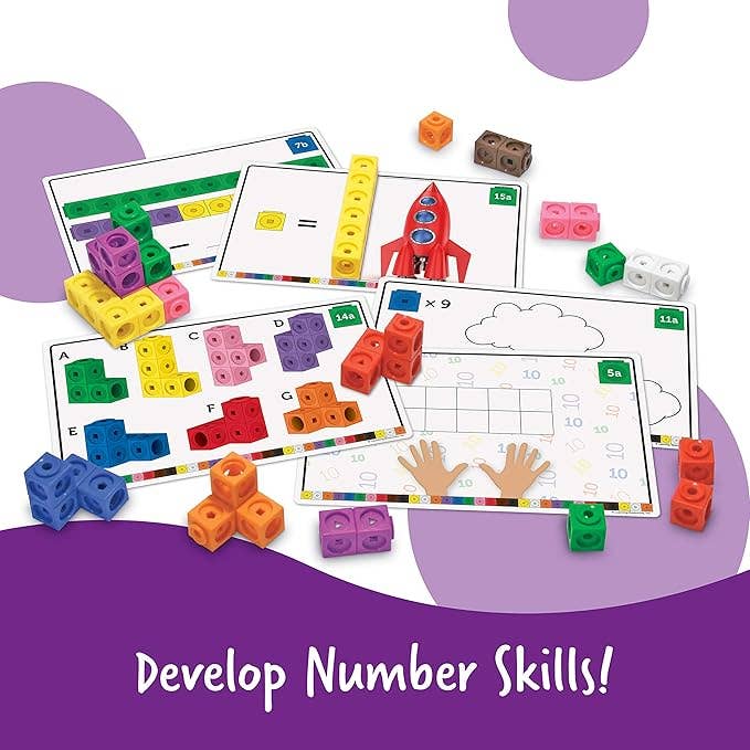 Learning Resources Early Math Mathlink Cube Activity Set