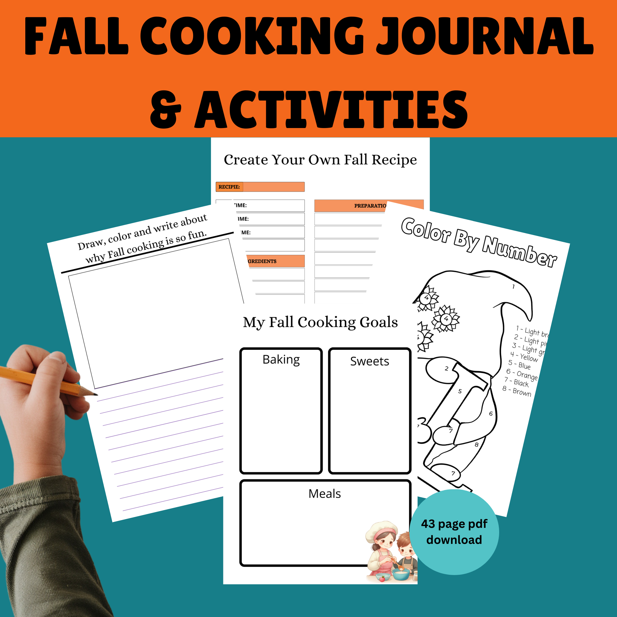 Fall Cooking Journal & Activities – Nuggets of Wisdom