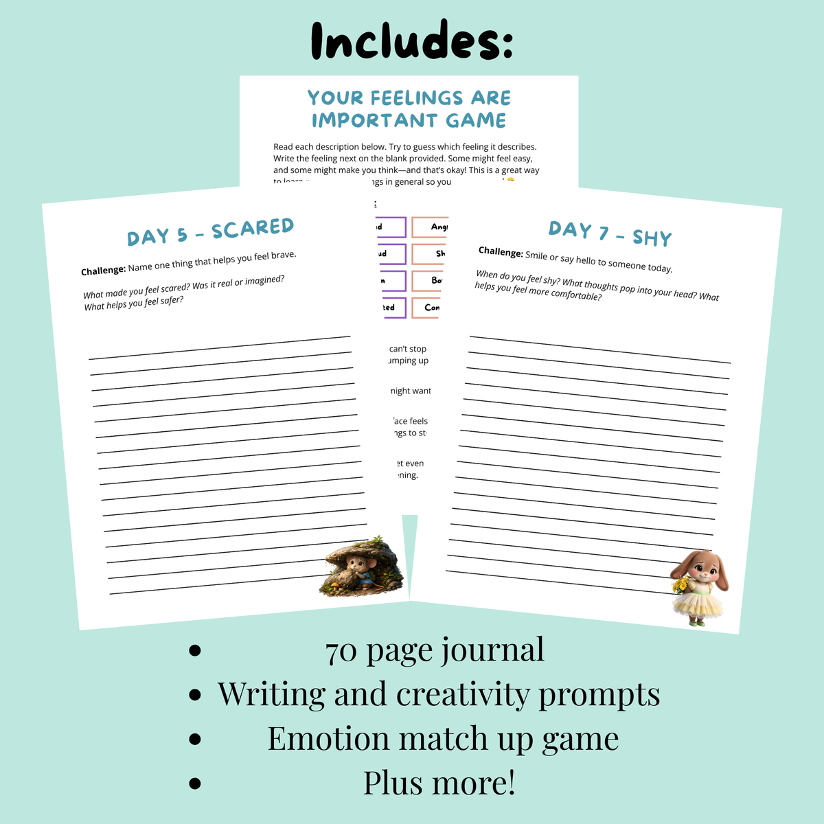 Kids Reflection Log Daily Reflection Journal for Kids 7-12 years old – Nuggets of Wisdom