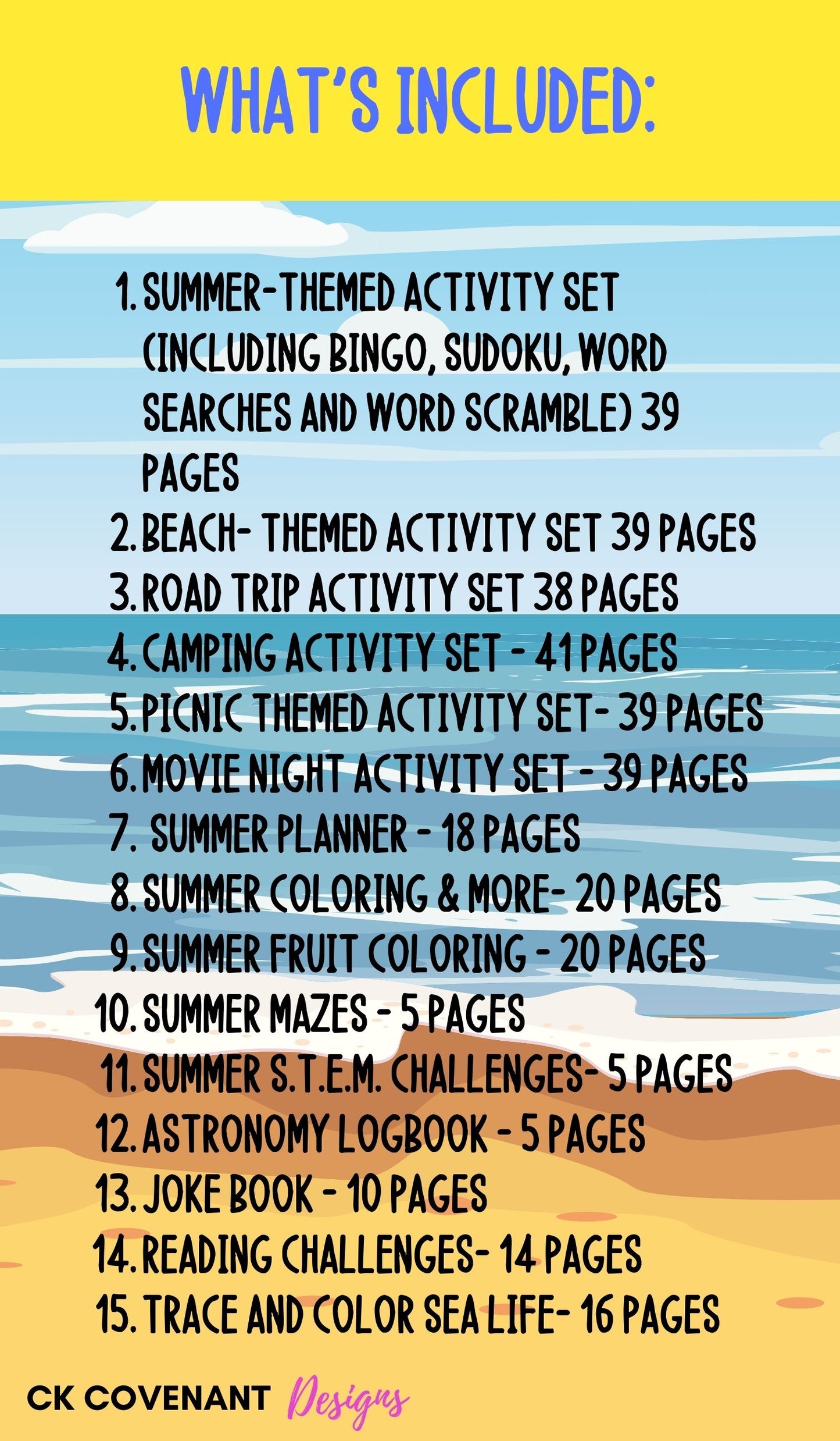 Ultimate Summer Activity Bundle for Kids