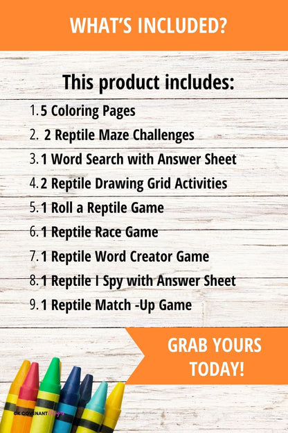 Reptile Activity Pack